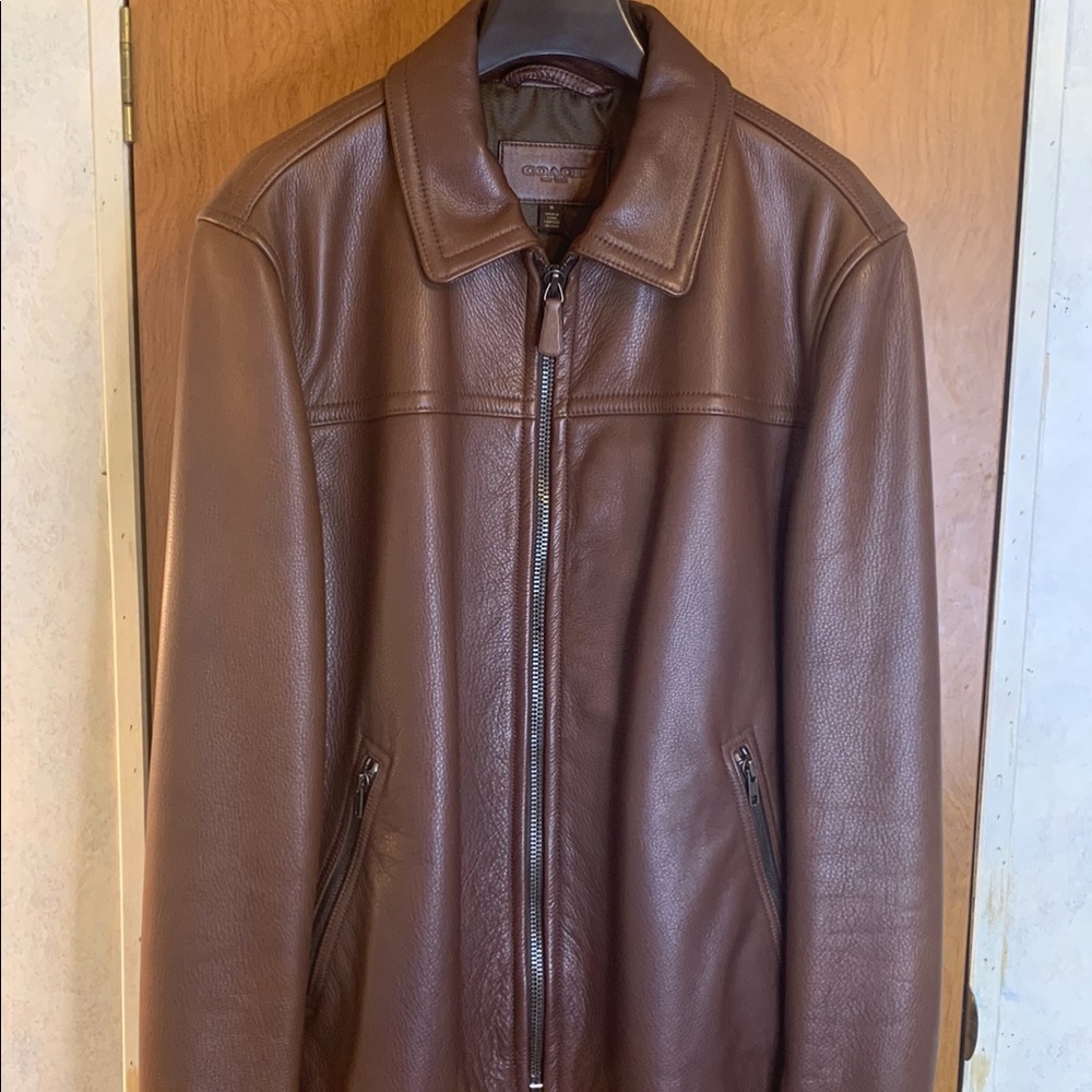 Men’s Coach Leather Jacket